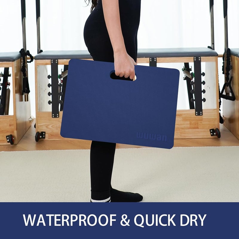 WUWAN Yoga kneeling mat, 1.5inch Thick,Knee Push-ups, Plank Support & Yoga Elbows/Knees Mat Provides Cushion for Kneeling & Elbows - Image 2